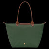 British Green Le Pliage Original L Tote bag